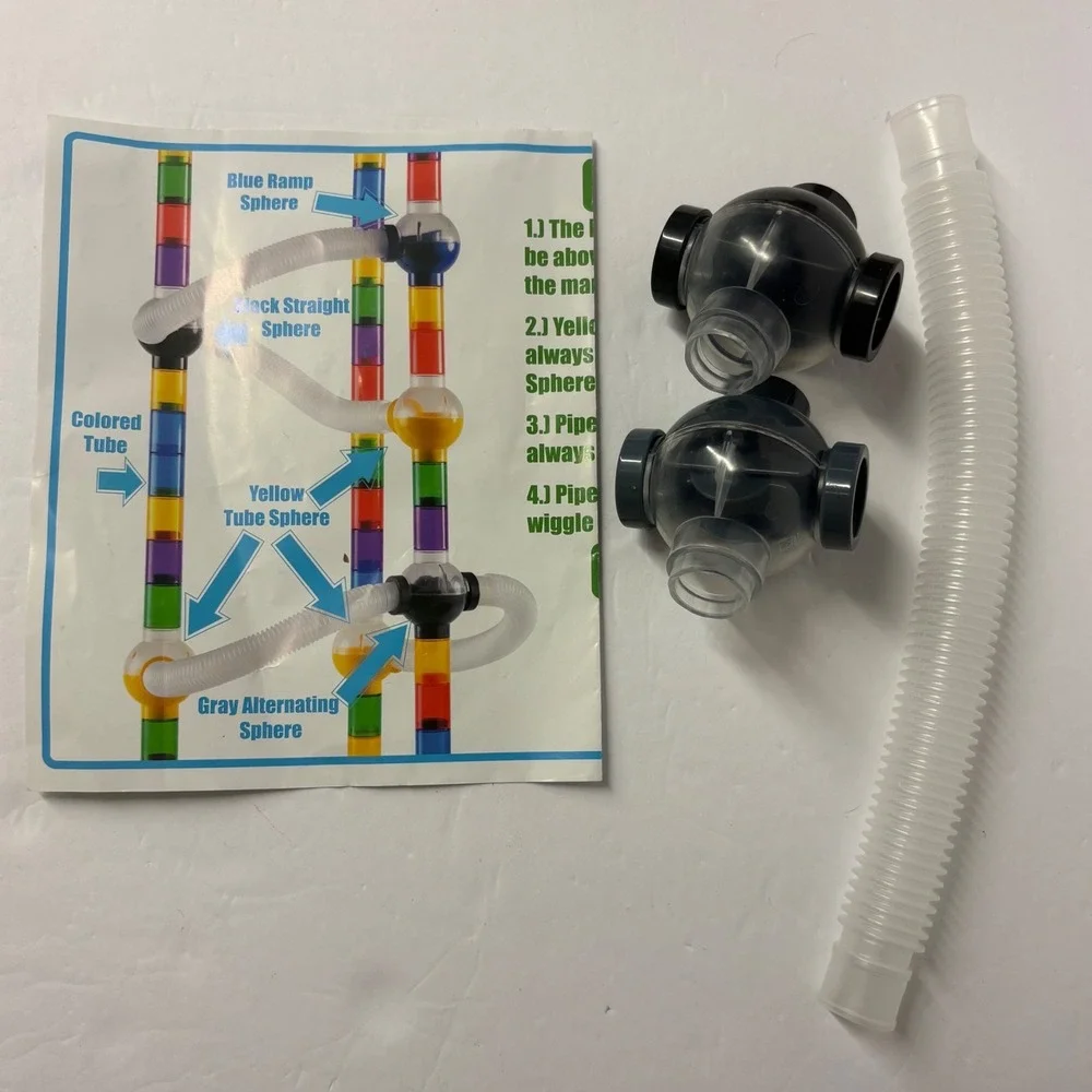 Marble Run Replacement Parts for Marble Genius Pipes & Spheres Accessory Add-on